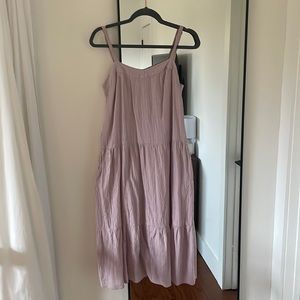 Lilac midi dress